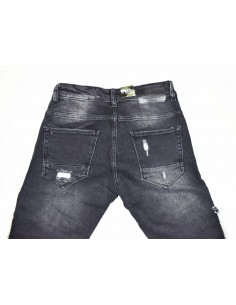 JEANS STIL BIKER, CU FERMOARE 2